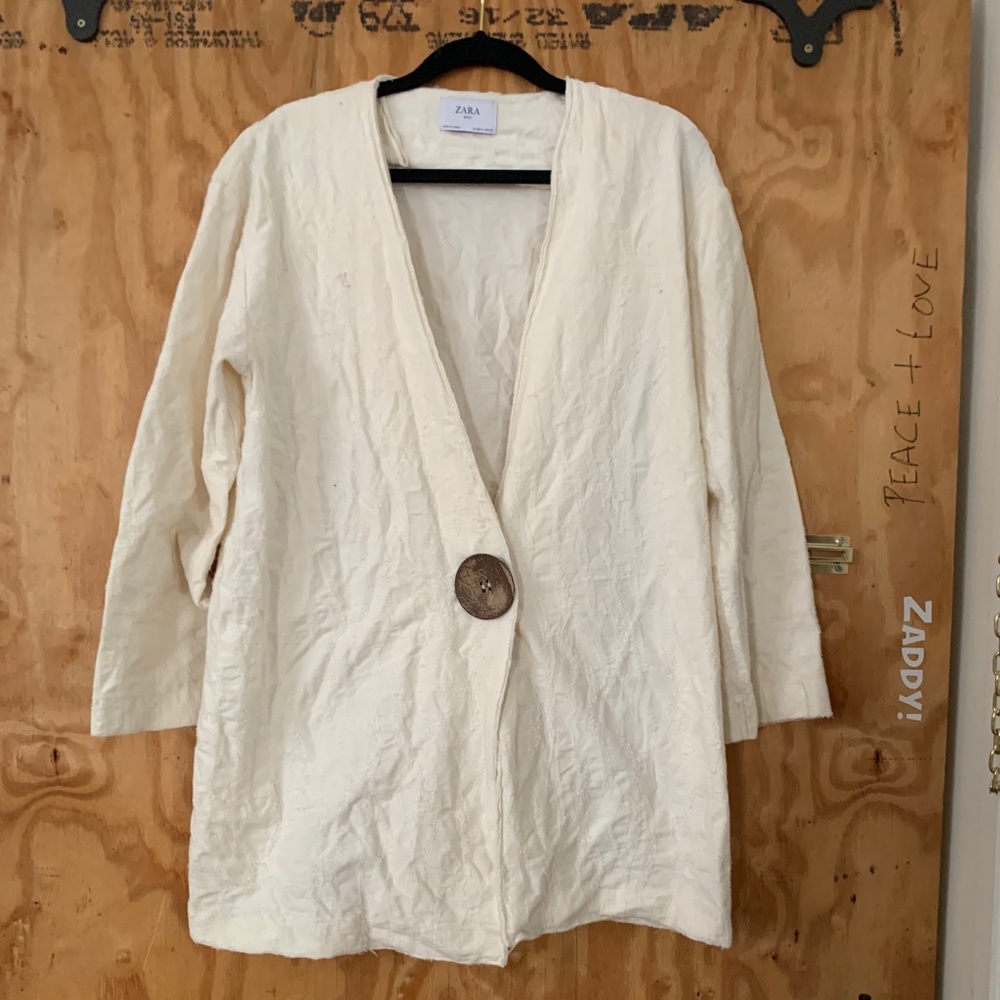 Zara Linen Blazer